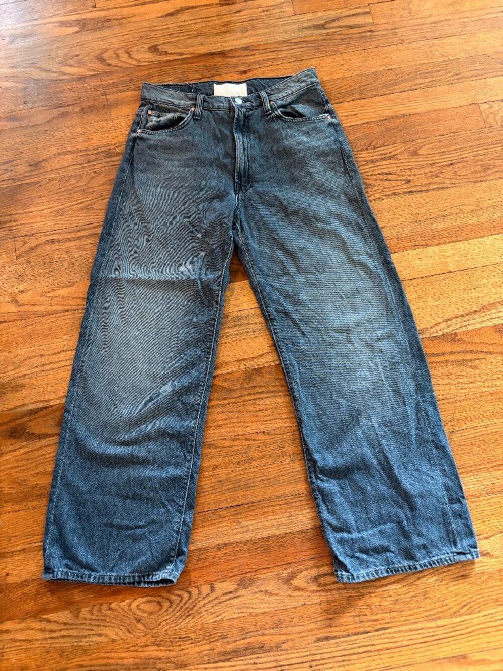 NWOT MOTHER The Dodger Ankle Wide Leg Jeans in Off The Beaten Path Size 27 - Picture 4 of 6